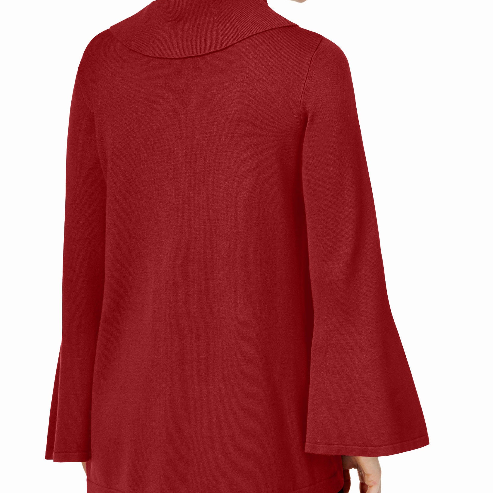 Alfani Women Cowl Neck Bell Sleeve Sweater