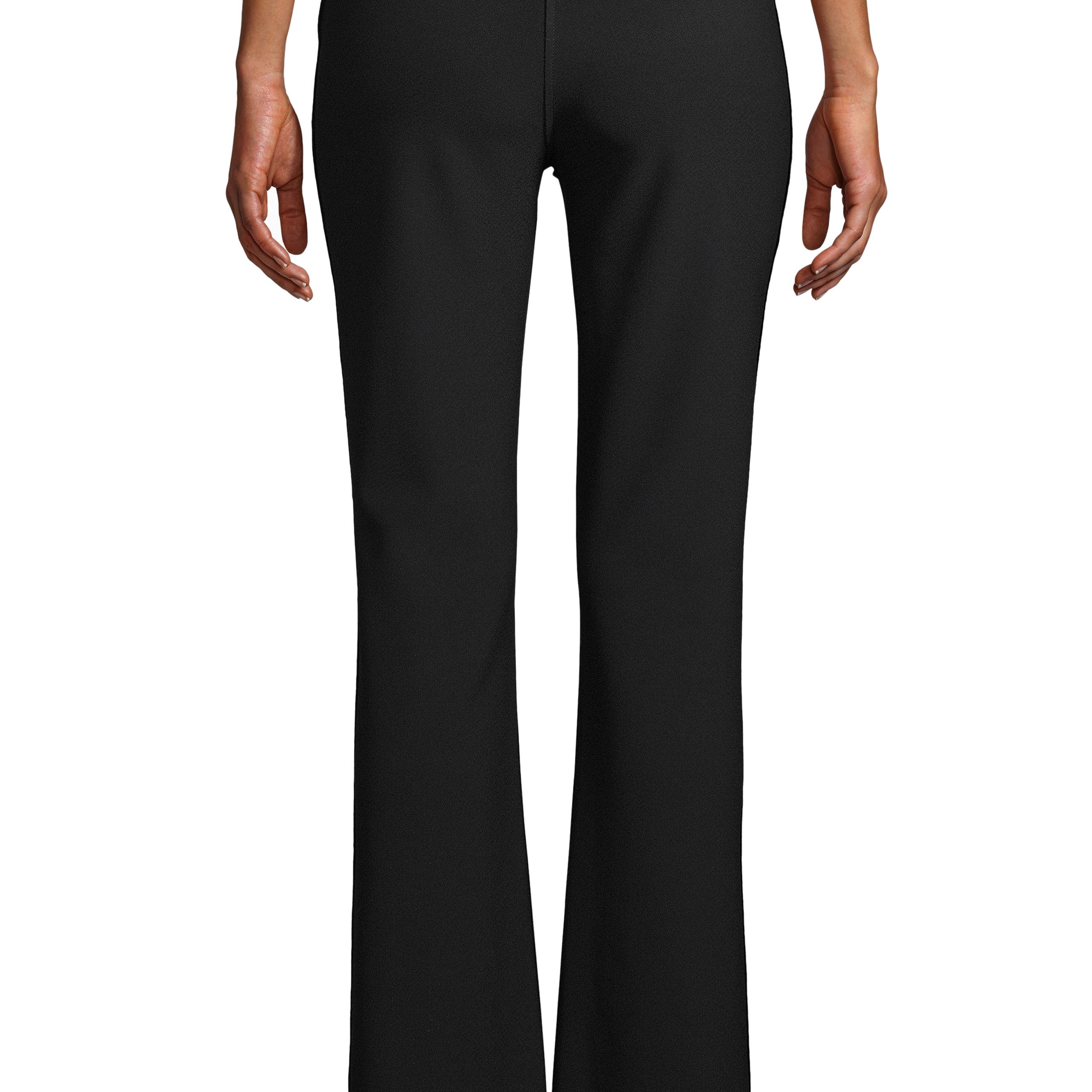 Anne Klein Women Double Knit Flare Pants