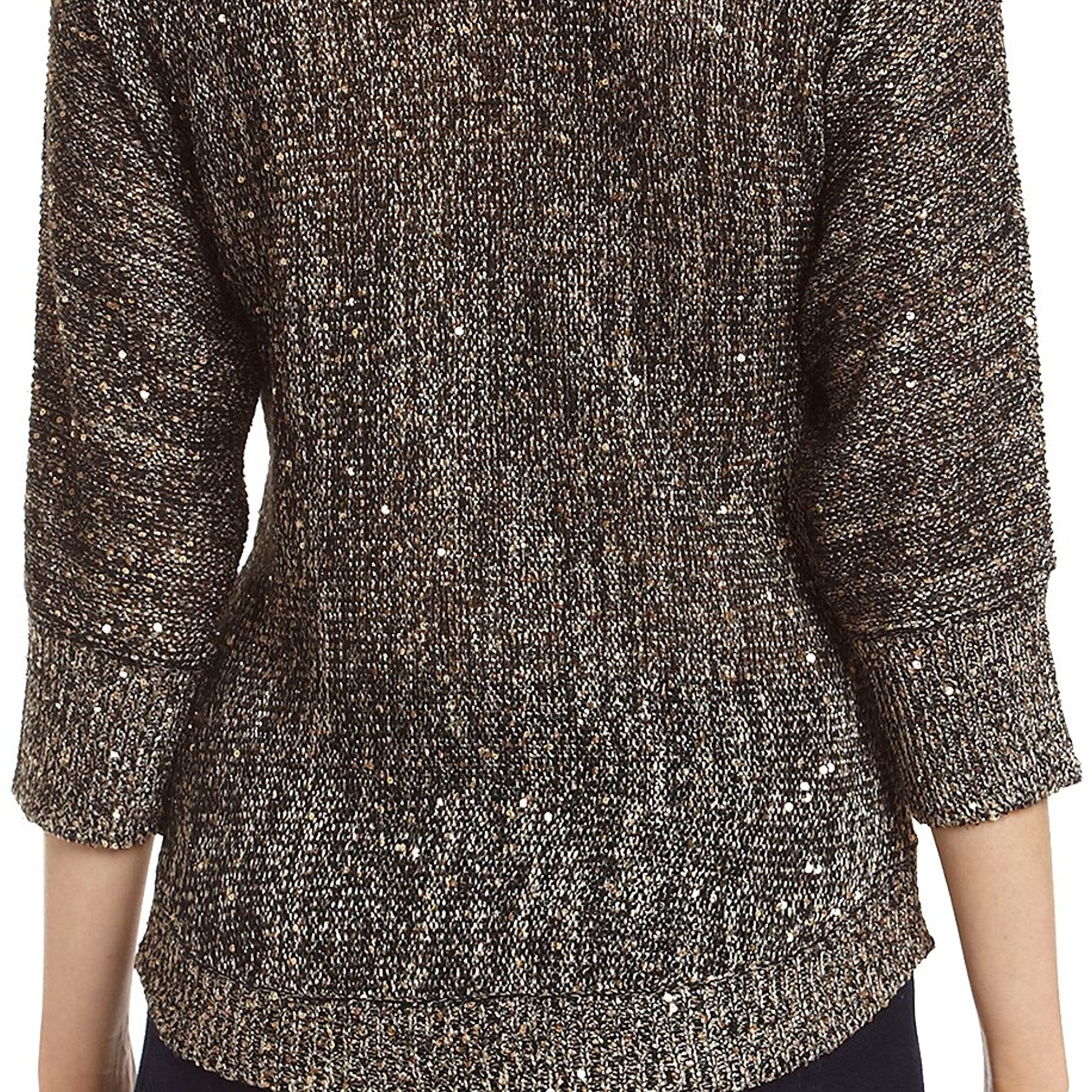 XOXO Juniors Chain Detail Sequin Pullover Sweater