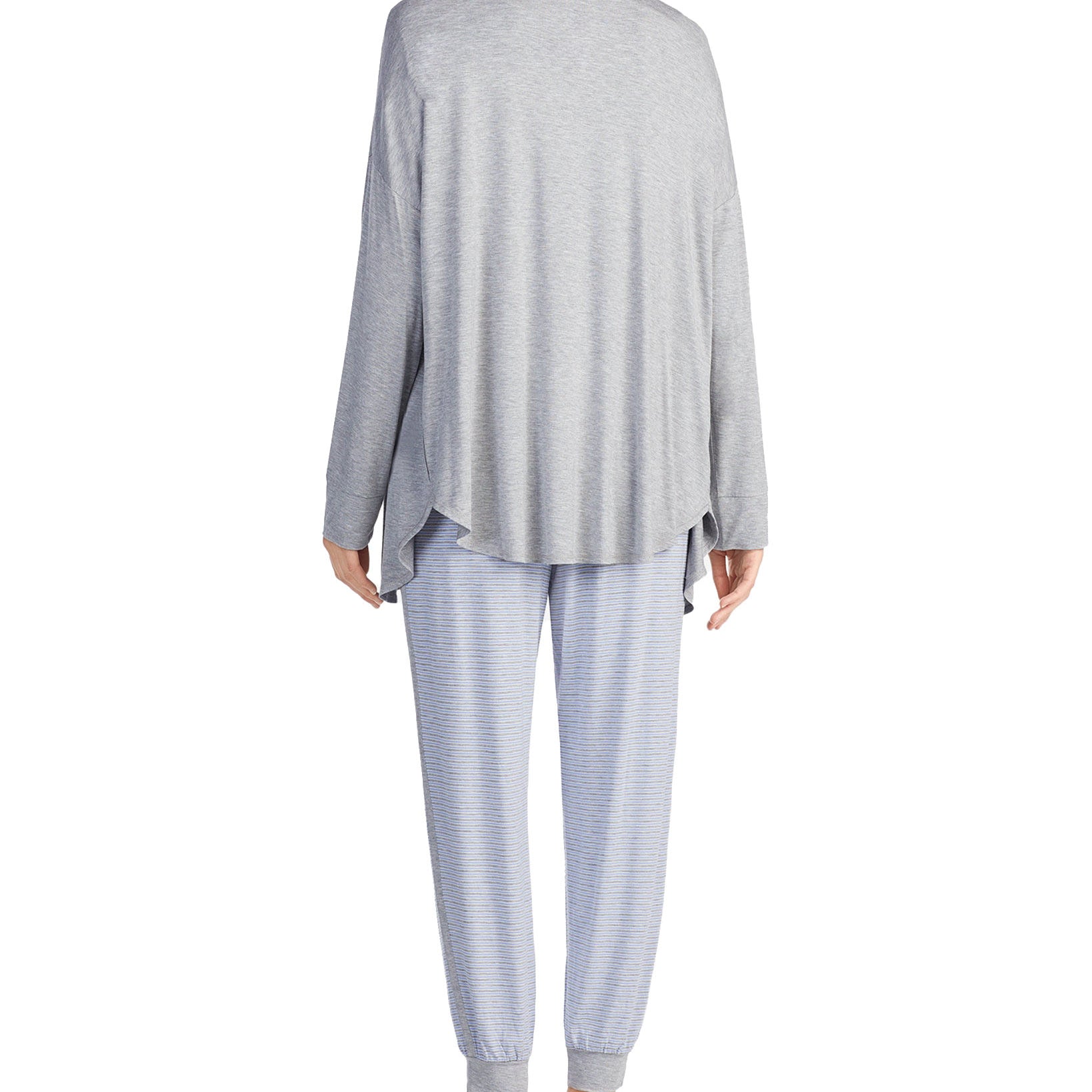 DKNY Women Contrast Print Jogger Pajama Pants