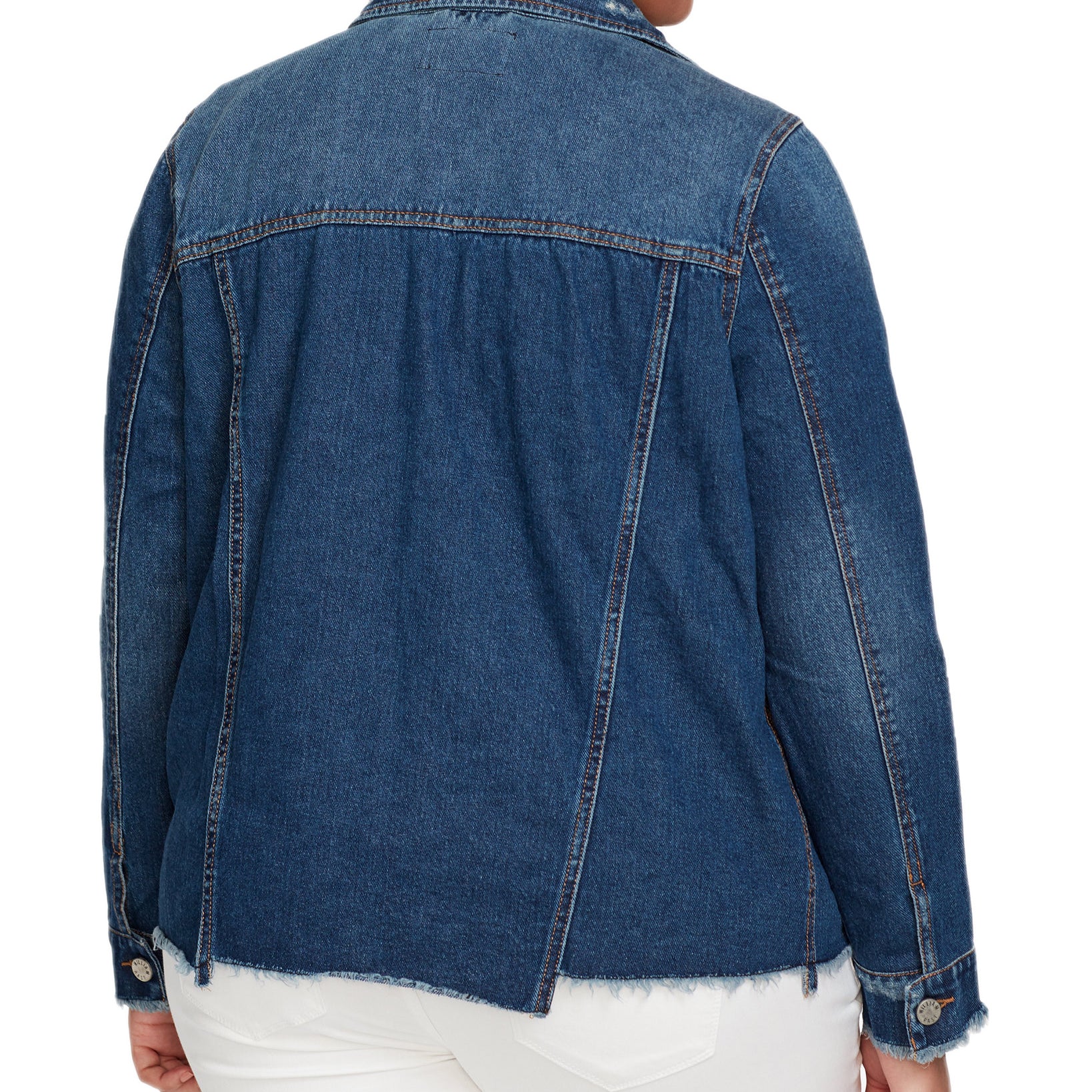 William Rast Women Plus Trendy Cotton Denim Jacket