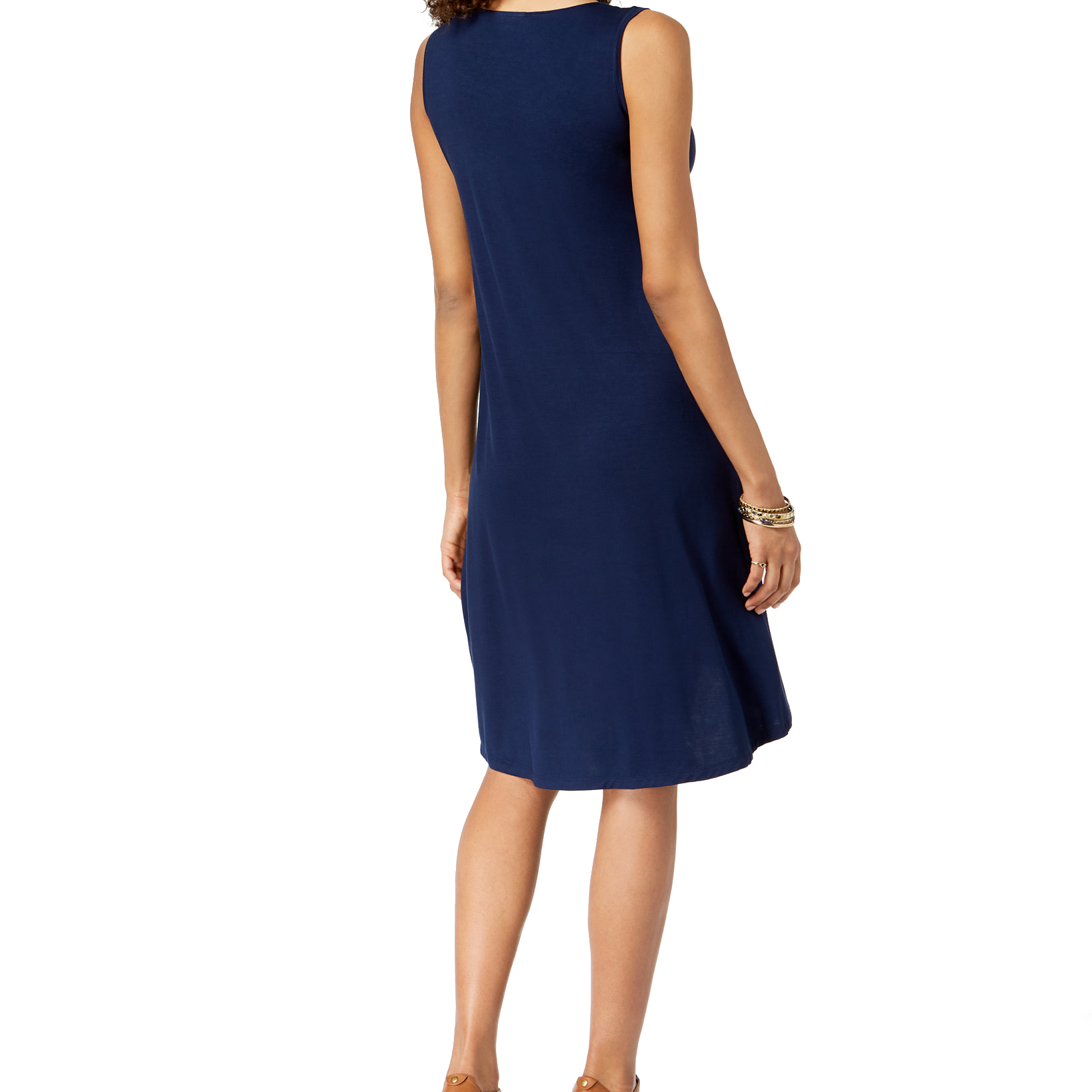Style & Co Embroidered High Low Dress
