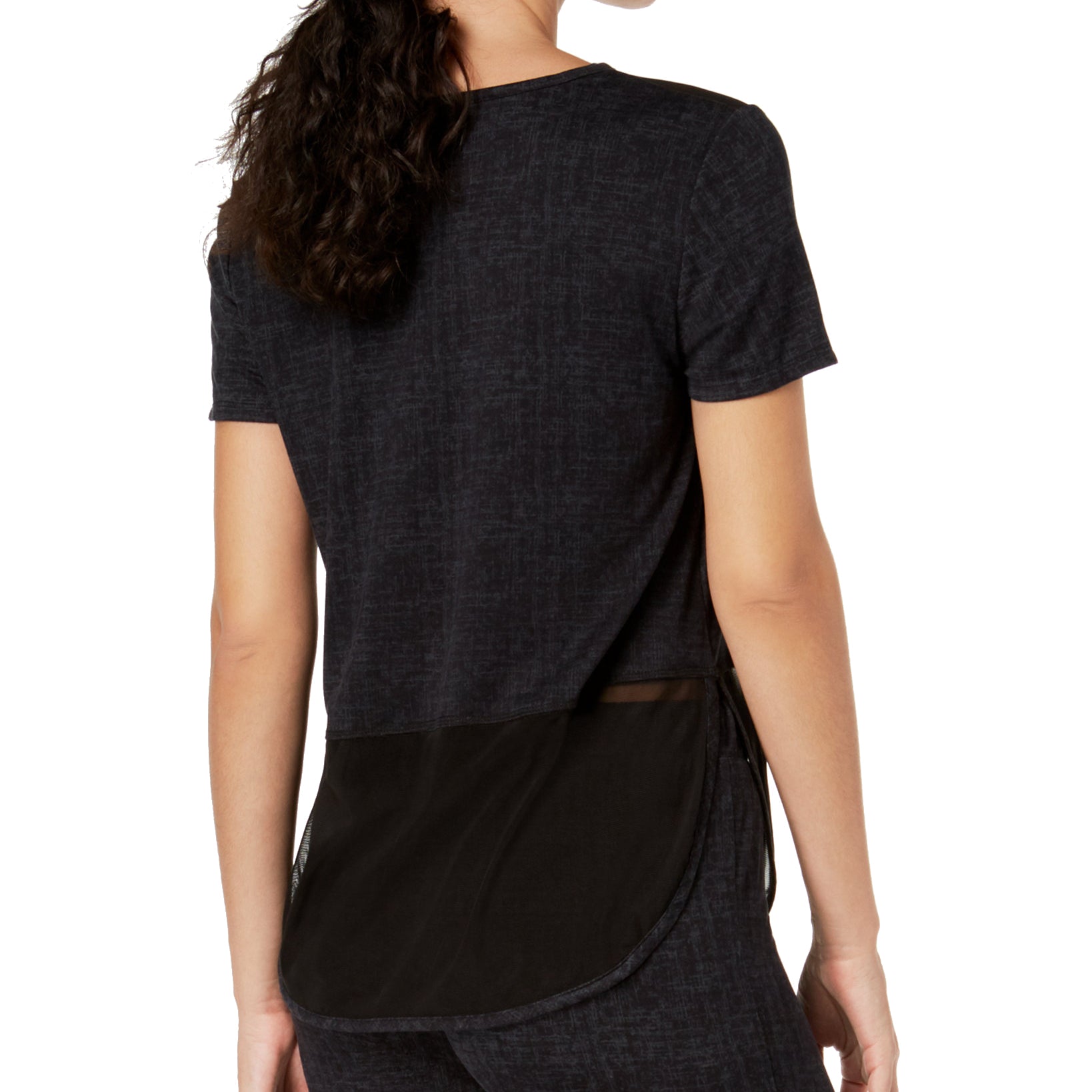 Ande Women Lush Luxe Mesh Panel Pajama Top