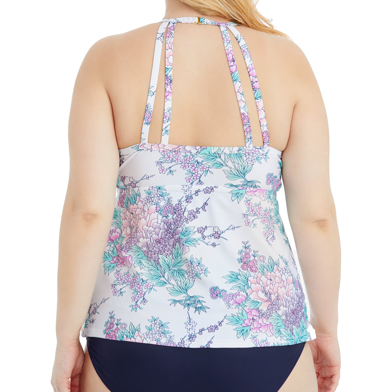 Raisins Women Plus Curve Trendy Costa Shirred High Waist Tummy Control Briefs