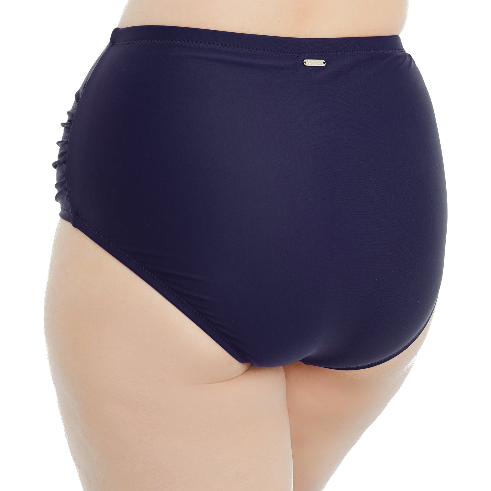 Raisins Women Plus Curve Trendy Costa Shirred High Waist Tummy Control Briefs