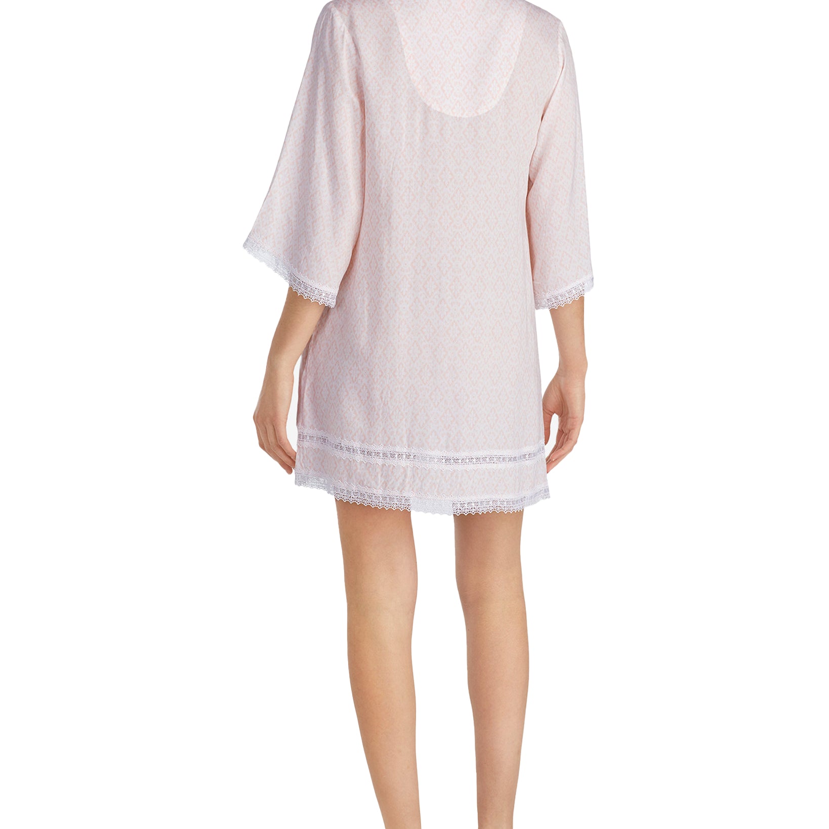 Betsey Johnson Women Lace Trim Printed Sleepshirt