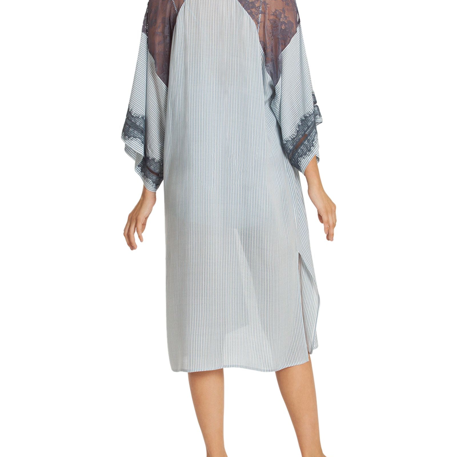 Midnight Bakery Women Striped Kimono