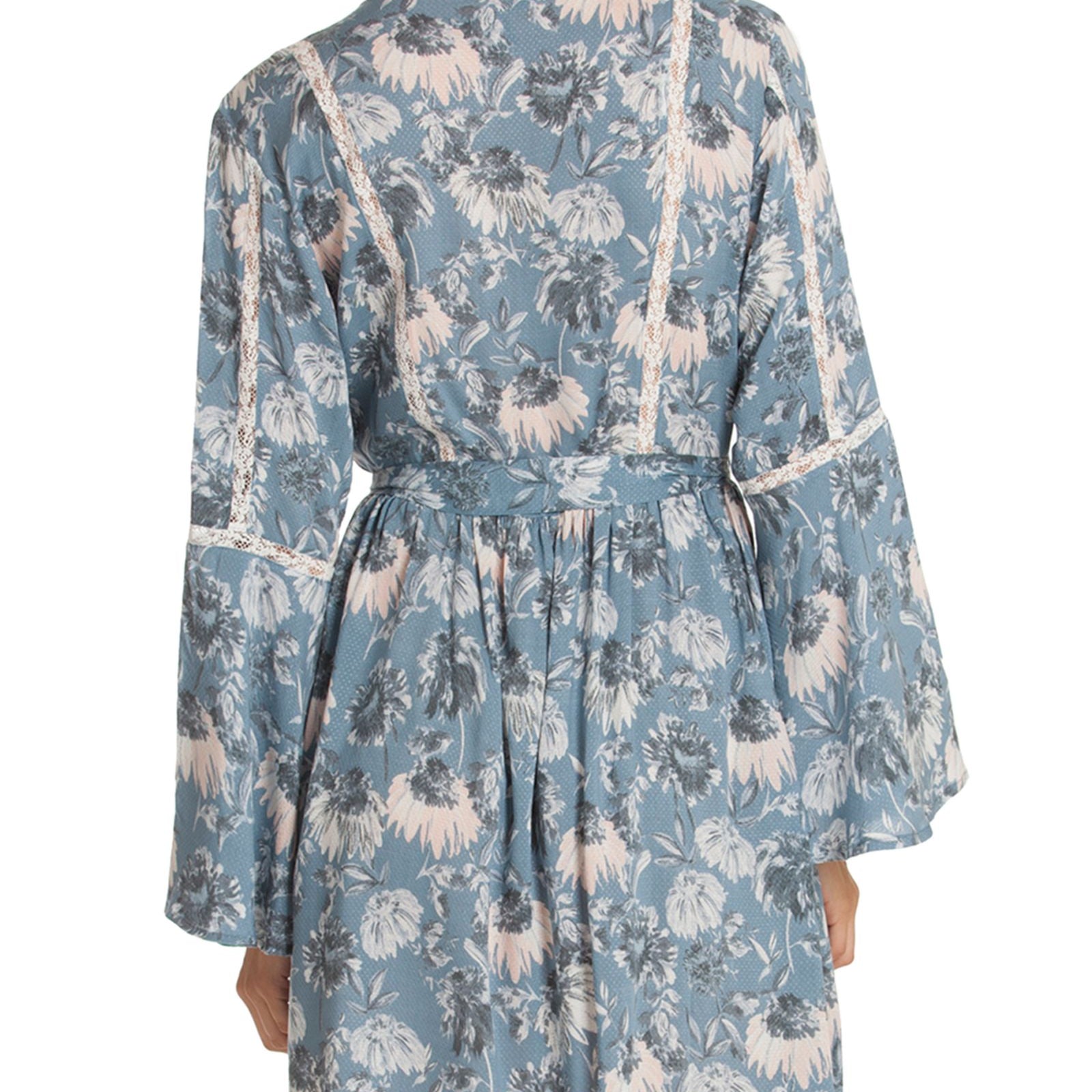 Midnight Bakery Women Floral Wrap Robe
