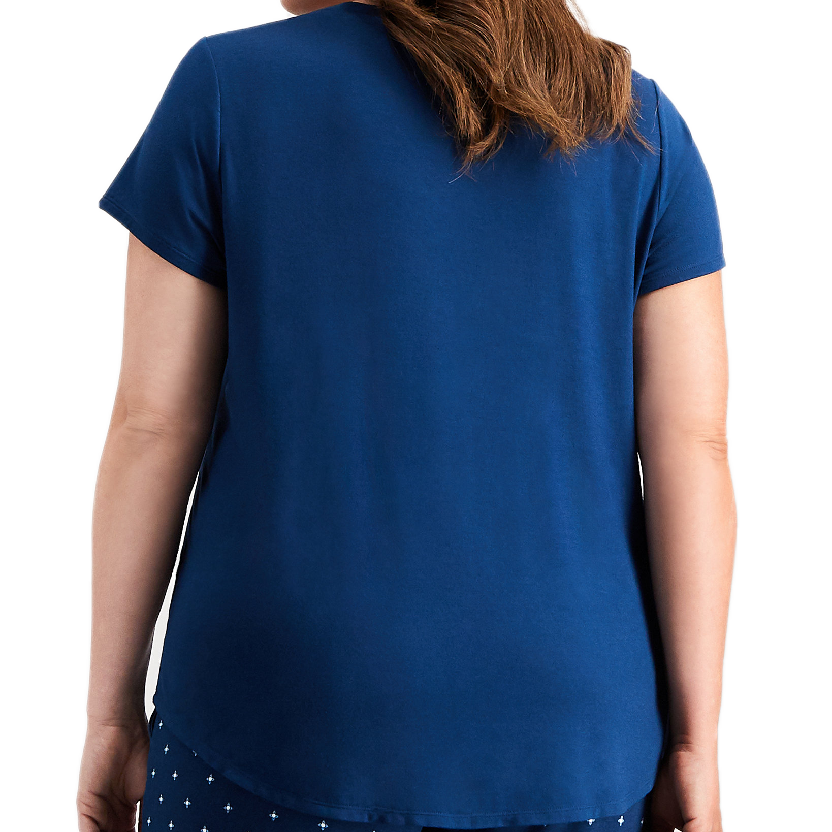 Alfani Women Plus V Neckline Pajama Top