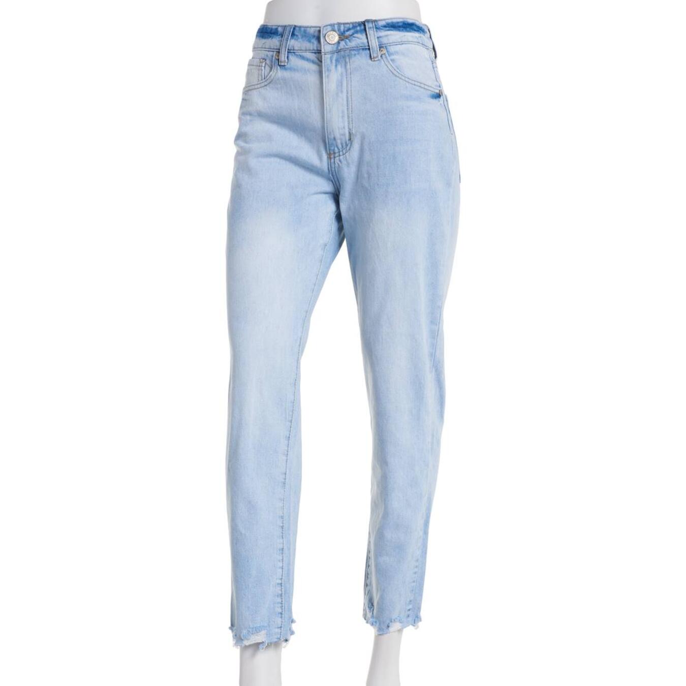 Gogo Jeans Women High Rise Mom Jeans Light