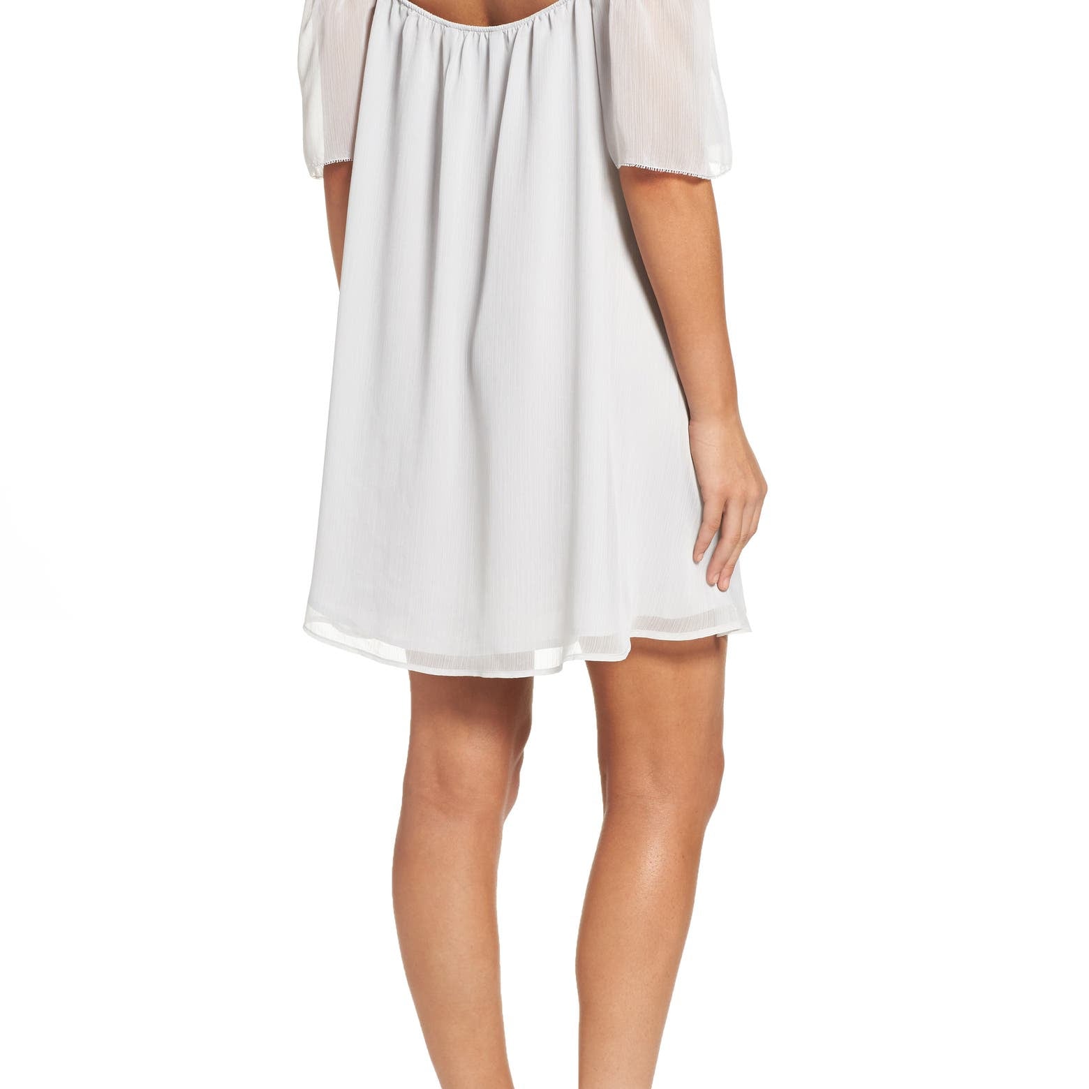 French Connection Women Constance Cold Shoulder Drape Dress