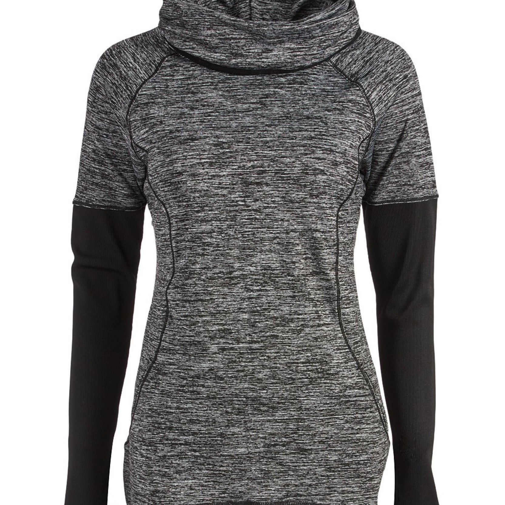 Marc New York Women Performance Contrast Hoodie Black