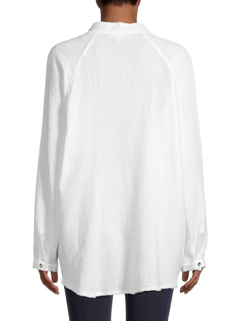 Saks Fifth Avenue Women Cotton Button Down Top