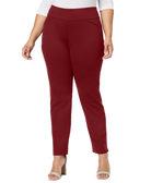 Charter Club Women Plus Ponté Knit Pants Marooned