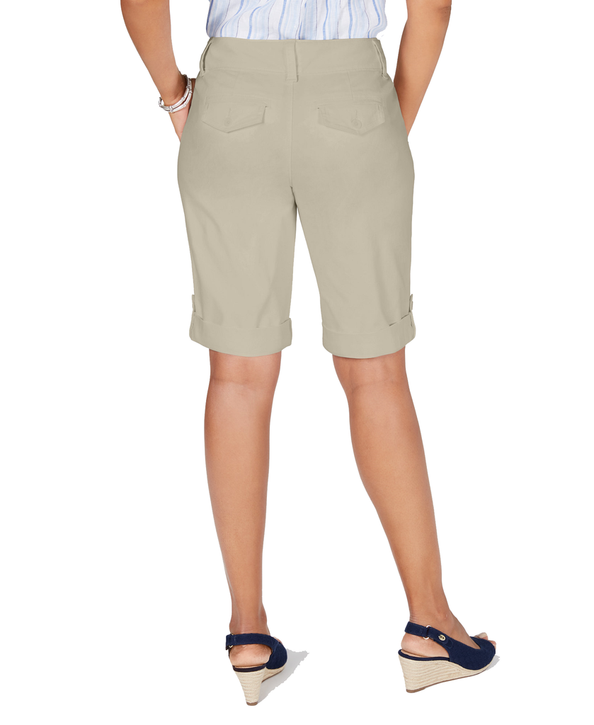 Charter Club Women Tummy Control Chino Shorts