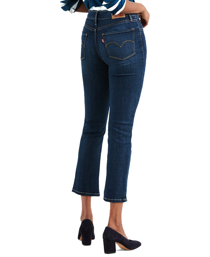 Levis Women 724 Straight Leg Cropped Jeans