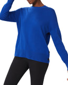 HOBBS LONDON Womens Elle Sweater Bright Blue