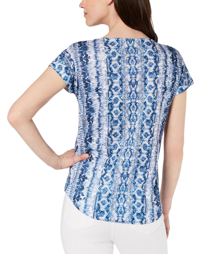 Style & Co Women Printed T Shirt