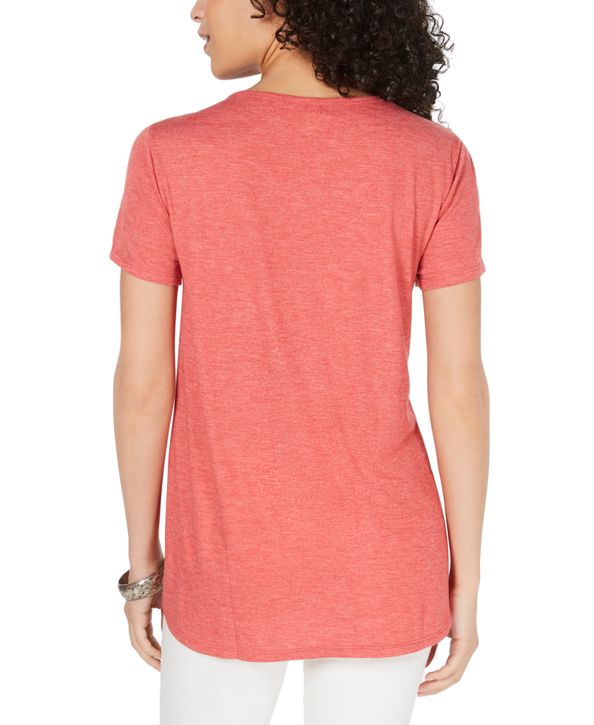 Style & Co Women Petite Petite Graphic Print T Shirt