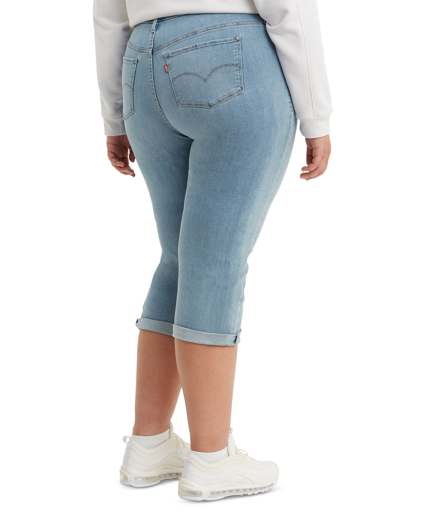 Levis Women Plus Trendy Shaping Capri Jeans