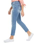 Celebrity Pink Women Ripped Cropped Straight Leg Jeans