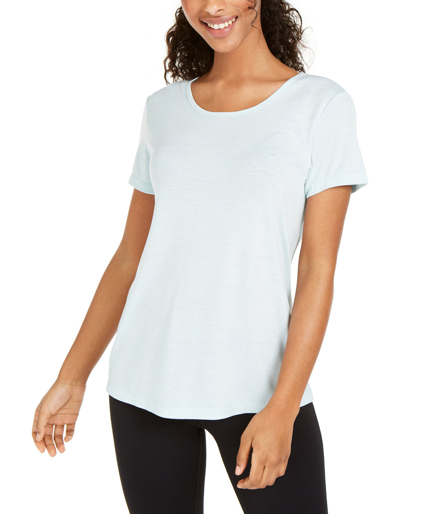 Ideology Women Mesh Back T Shirt Perfect Mint