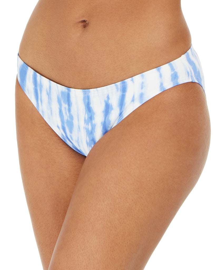 MICHAEL Michael Kors Women Tie Dye Classic Bikini Bottoms Crew Blue