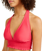Tommy Hilfiger Women Smocked Halter Bikini Top