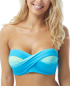 Coco Reef Women Bra Size Convertible Bikini Top True Blue