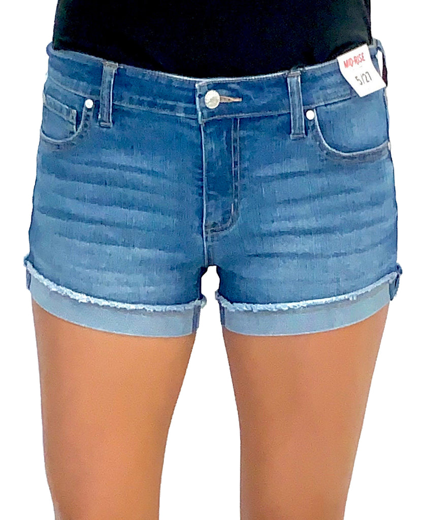 Celebrity Pink Women Cuffed Denim Shorts Vicaro