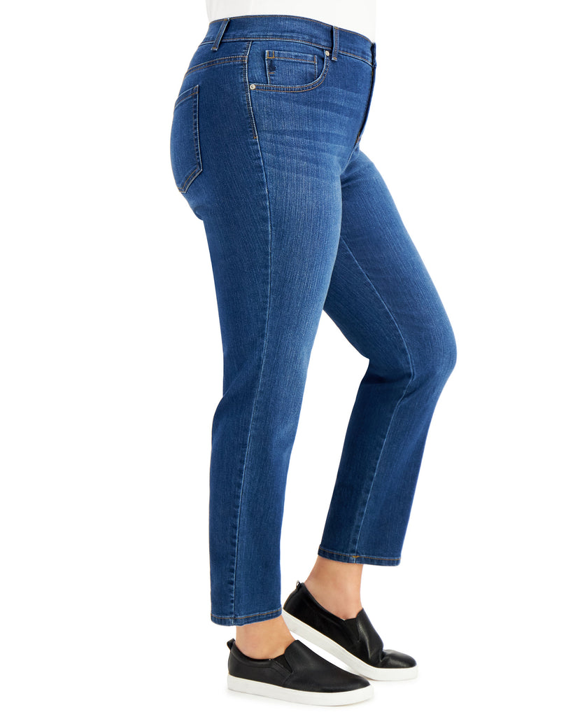 Style & Co Women Petite Short Length Straight Leg Jeans