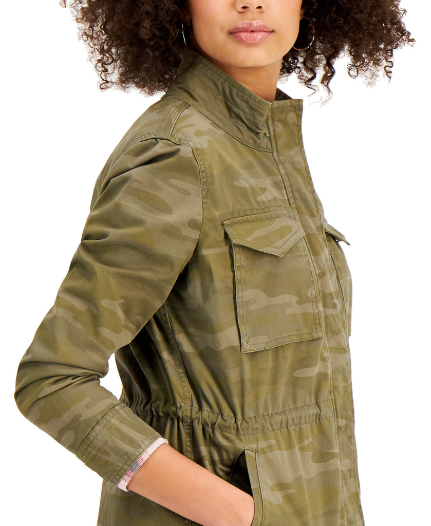 Style & Co Women Camouflage Utility Jacket