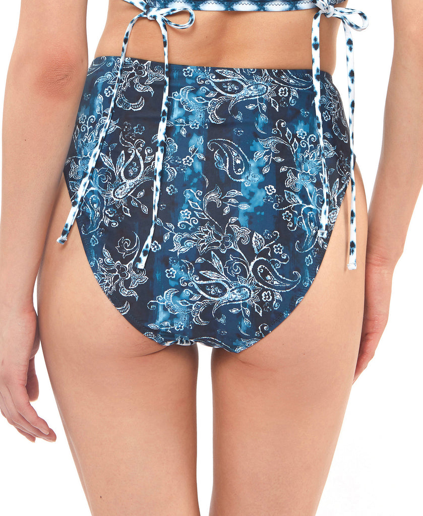 Jessica Simpson Women Batik Babe High Waist Bikini Bottoms