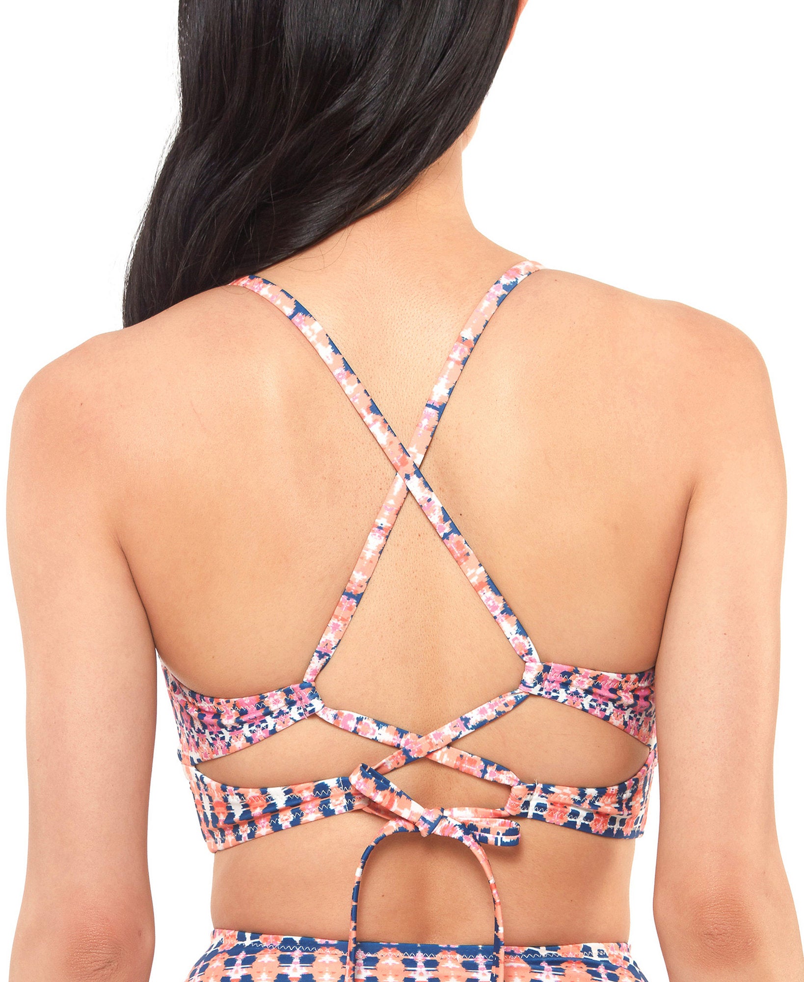 Jessica Simpson Women Laguna Beach Cropped Cami Bikini Top