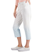 Style & Co Women Dip Dyed Curvy Fit Capri Jeans