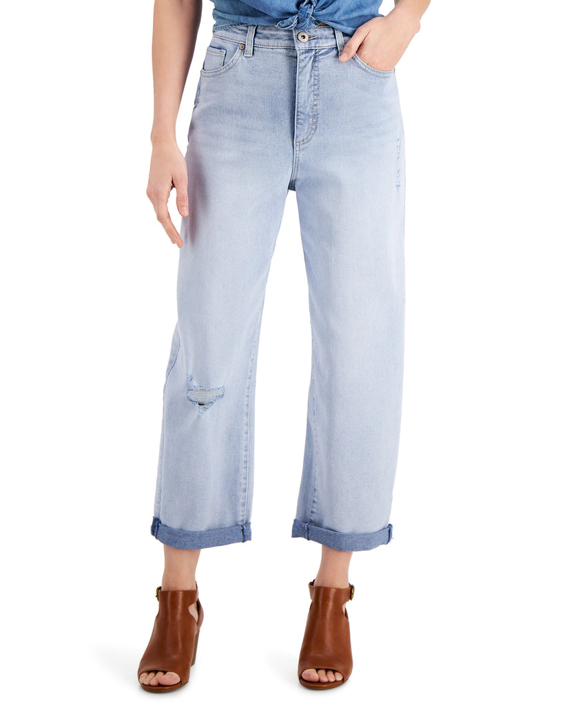 Style & Co Women Balloon Jeans Starlight Wash