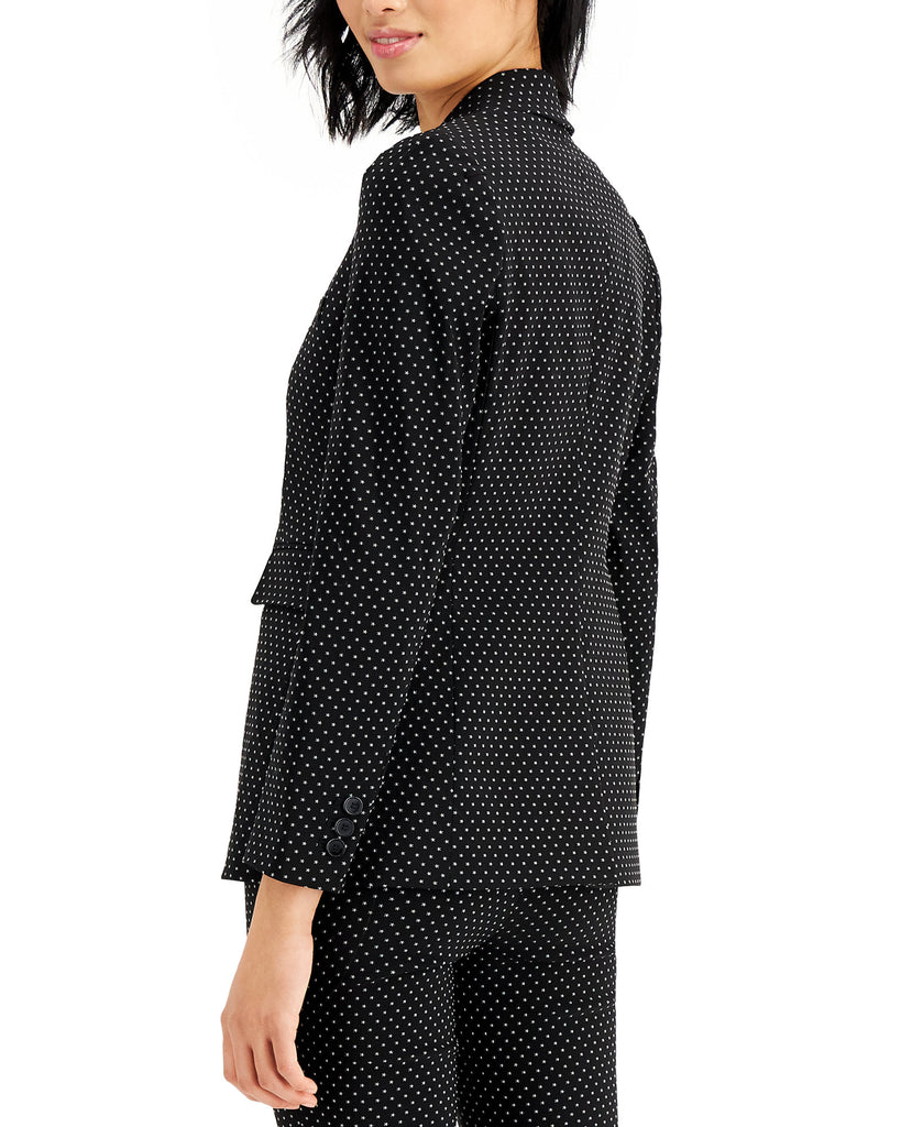 Bar III Women Printed Single Button Blazer