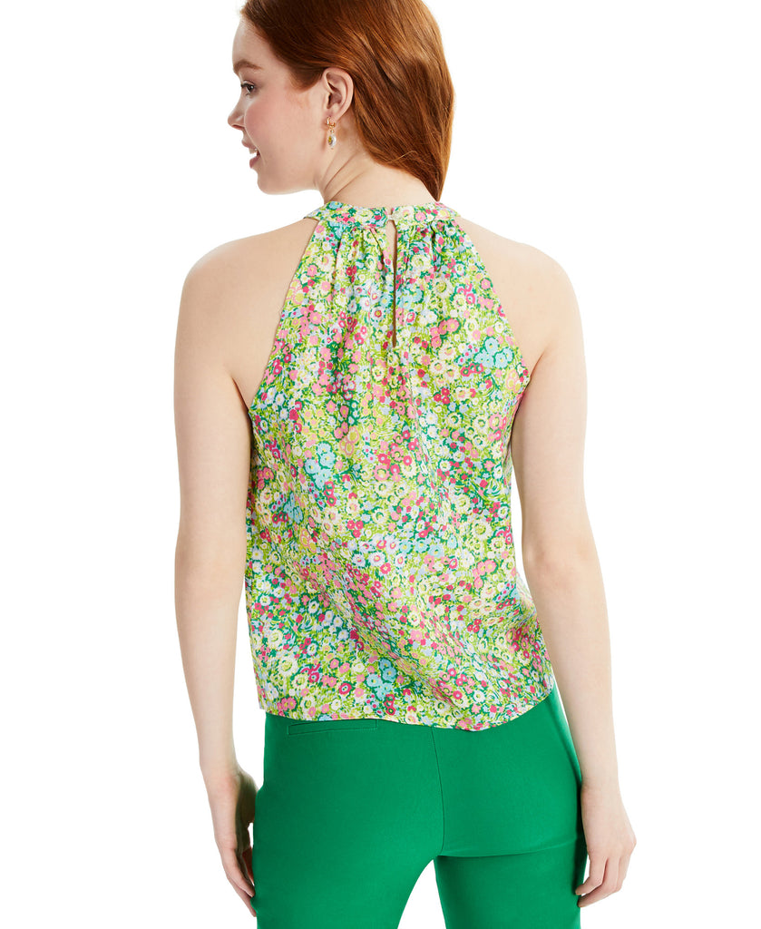 Charter Club Women Linen Floral Print Halter Top