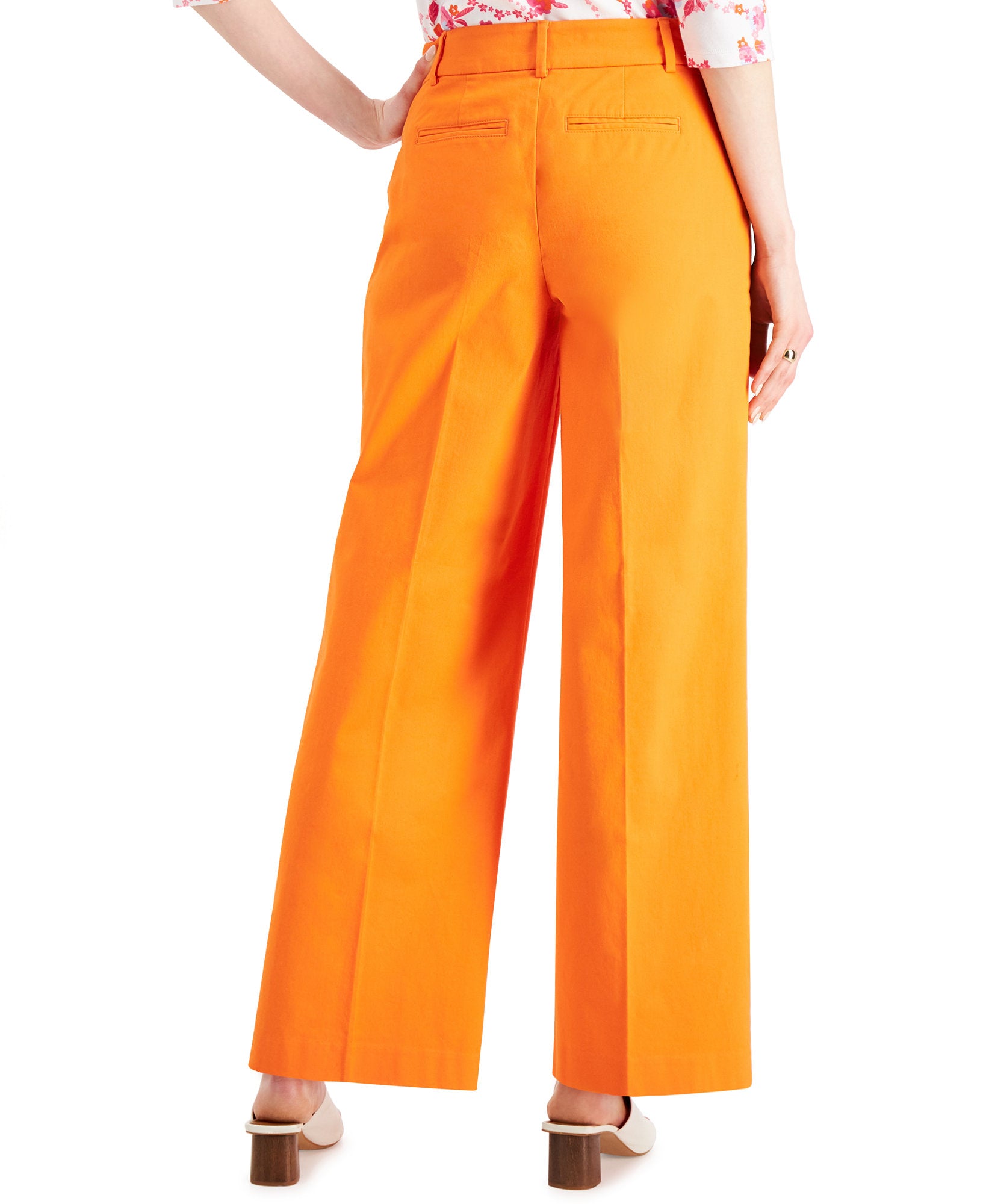Charter Club Women Wide Leg Trousers
