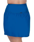 Raisins Curve Women Plus Trendy Solids Bravo Swim Skirt