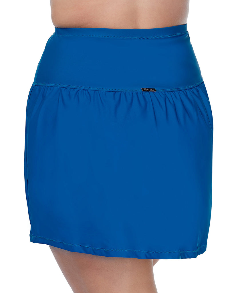 Raisins Curve Women Plus Trendy Solids Bravo Swim Skirt