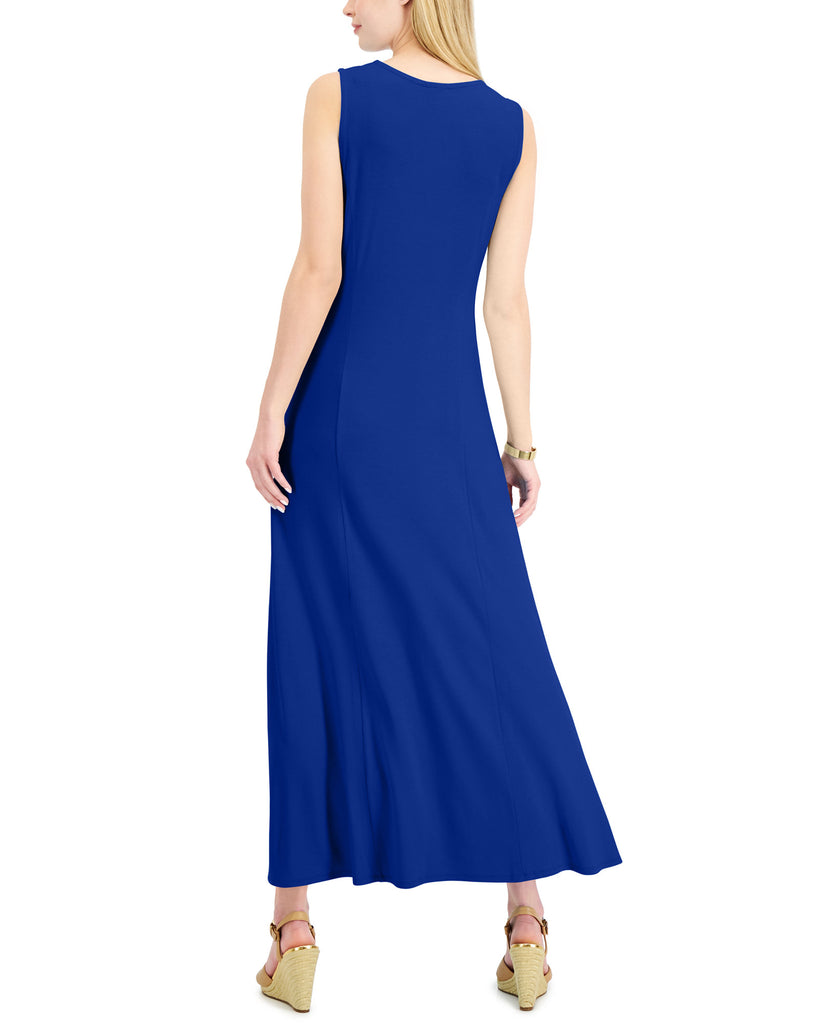 JM Collection Women Crossover Front Maxi Dress