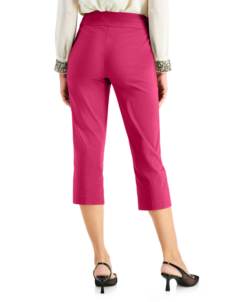 JM Collection Women Embellished Pull On Capri Pants