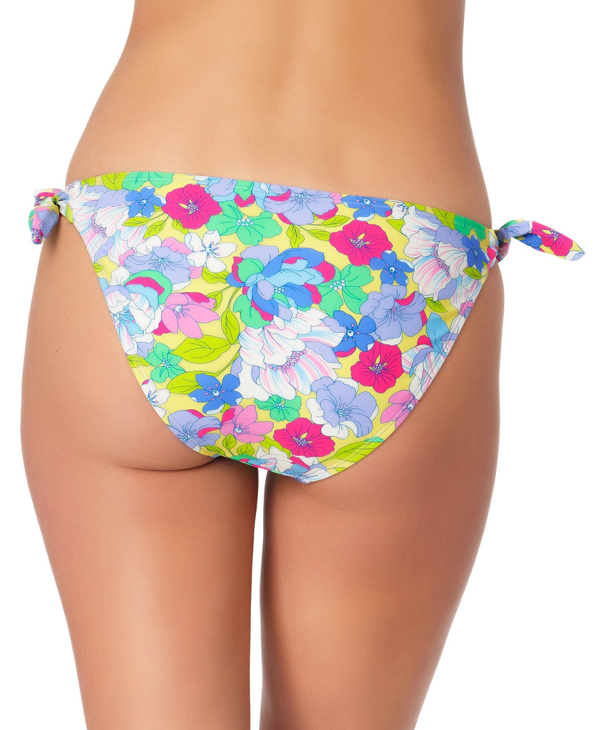 California Waves Women Side Tie Hipster Bikini Bottoms