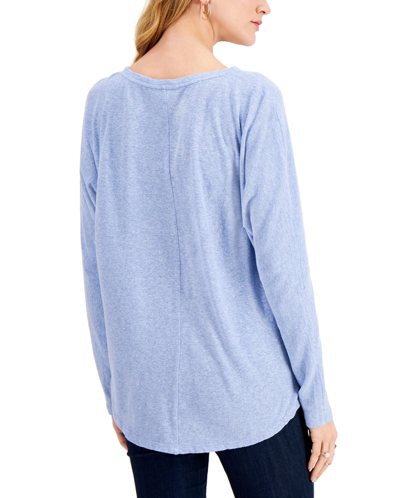 Style & Co Women Long Sleeve Dolman Top