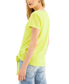 INC International Concepts Women Side Ruched T Shirt