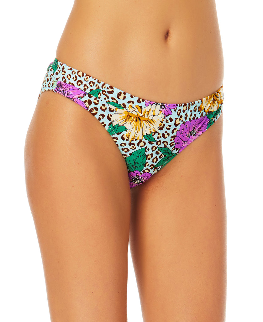 California Waves Women Animal Print Banded Hipster Bottoms