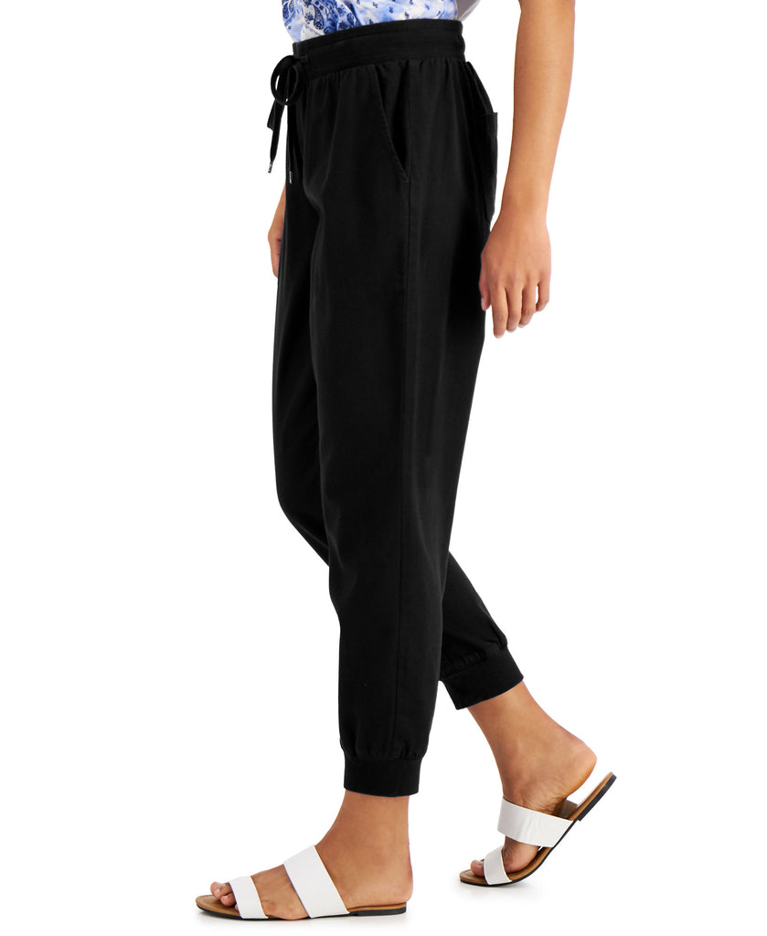 Style & Co Women Petite Crepe Jogger Pants