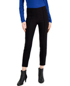Soho Apparel Ltd Women High Rise Comfort Ankle Pants Black