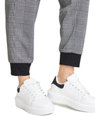 Bar III Women Tapered Plaid Joggers